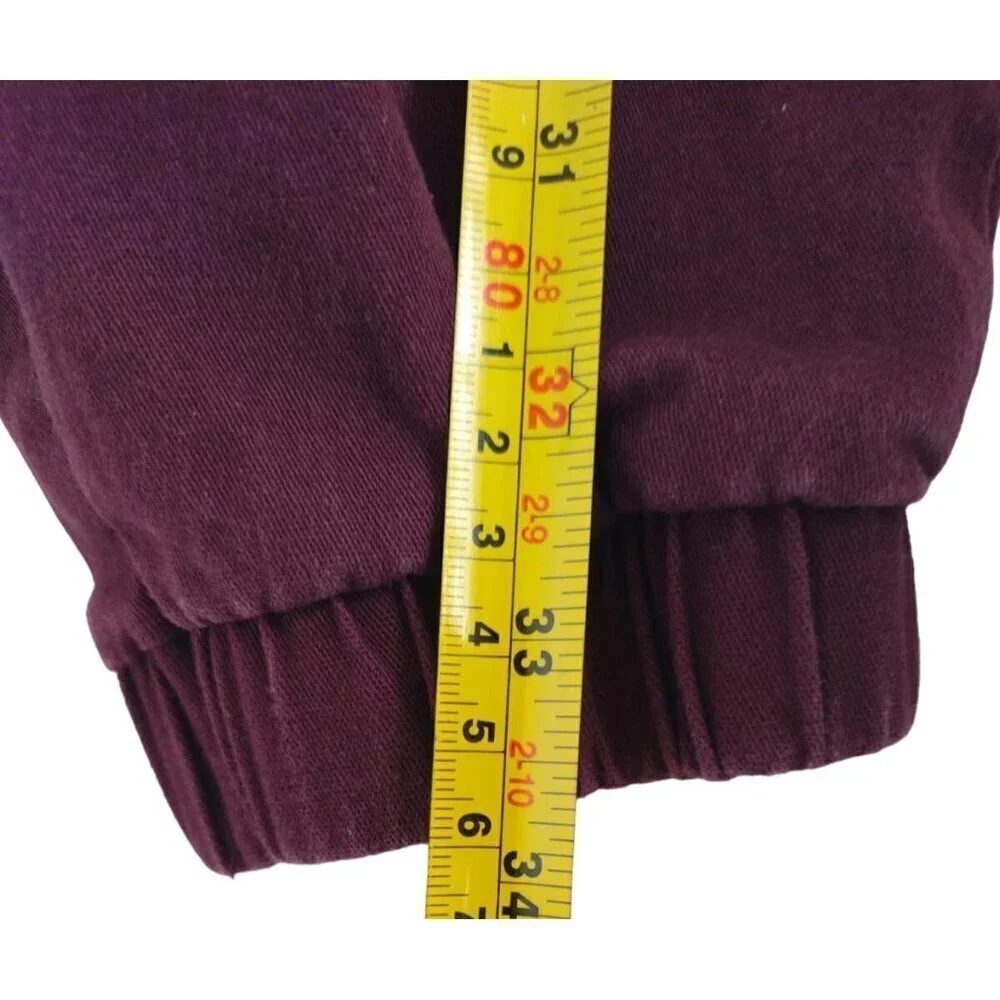 Wonder Nation Boys Red Sweatpants, Large Size (10-12), Elastic Waist and Cuffs.